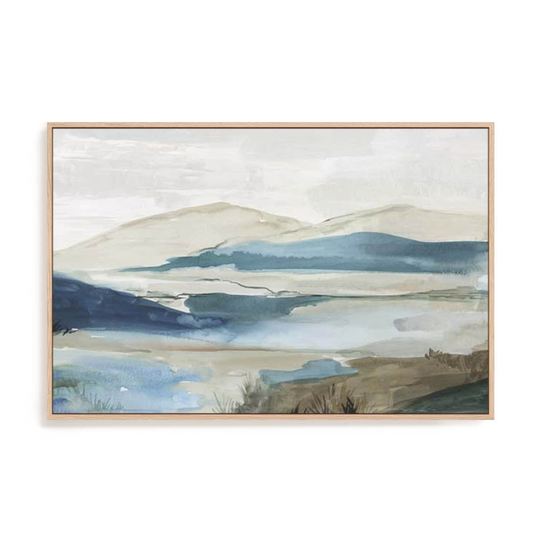 Misty Blue Mountains Wall Art