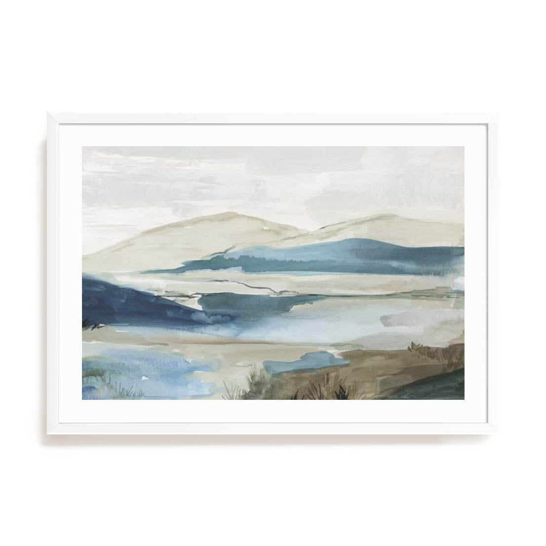 Misty Blue Mountains Wall Art