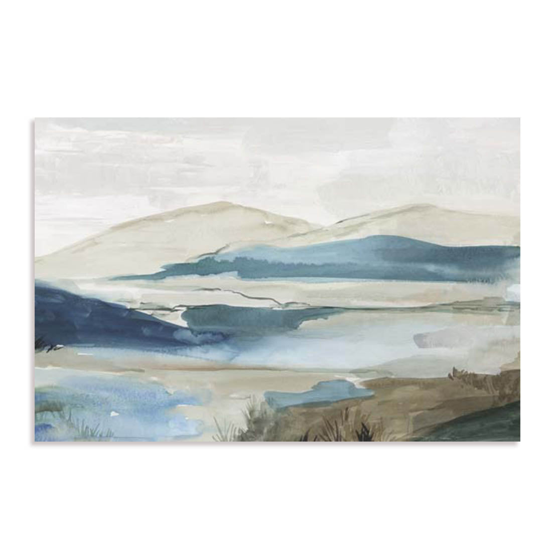 Misty Blue Mountains Wall Art