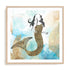 Mermaid I Wall Art #oran_natural-white-border