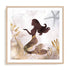 Mermaid II Wall Art #oran_natural-white-border