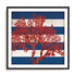 Red Coral I Wall Art #oran_black-white-border