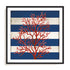 Red Coral II Wall Art #oran_black-white-border