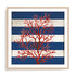 Red Coral II Wall Art #oran_natural-white-border