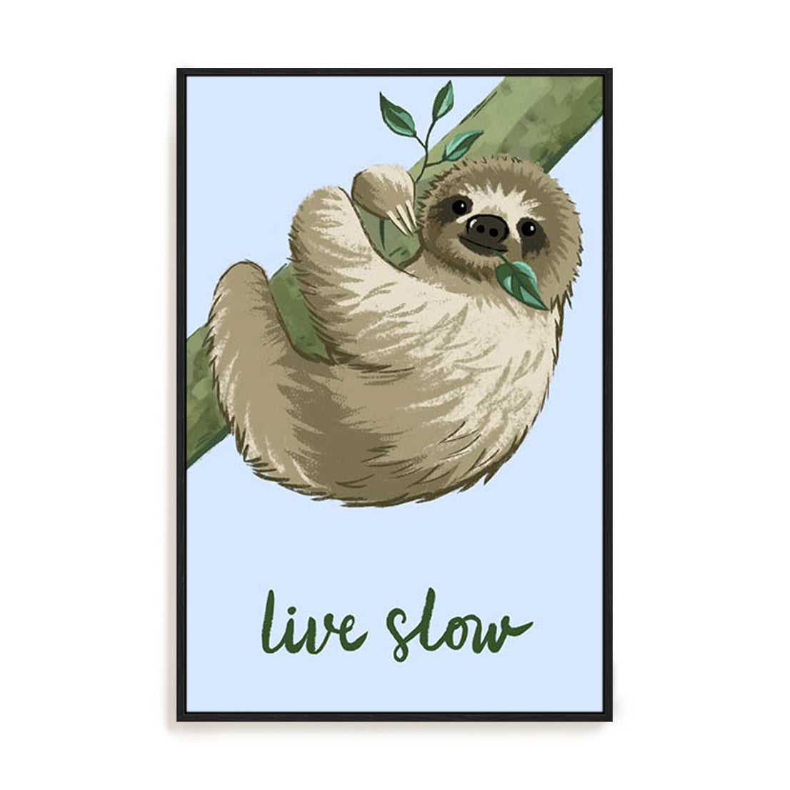 Live Slow Wall Art