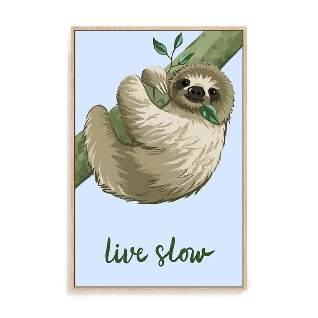 Live Slow Wall Art