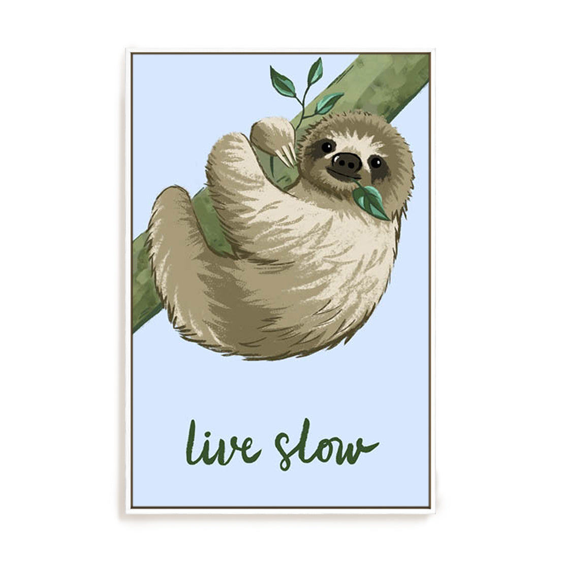 Live Slow Wall Art