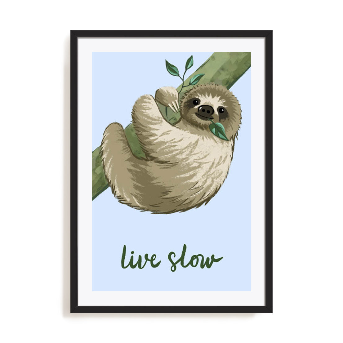 Live Slow Wall Art