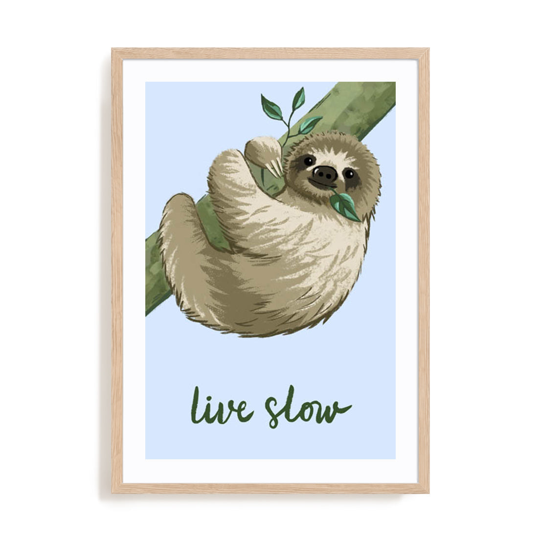 Live Slow Wall Art
