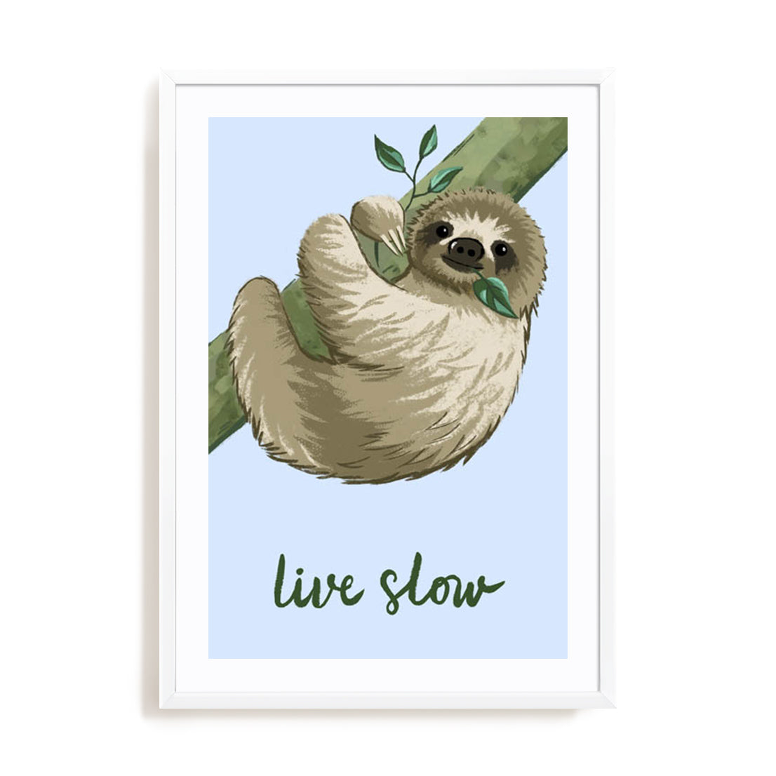 Live Slow Wall Art