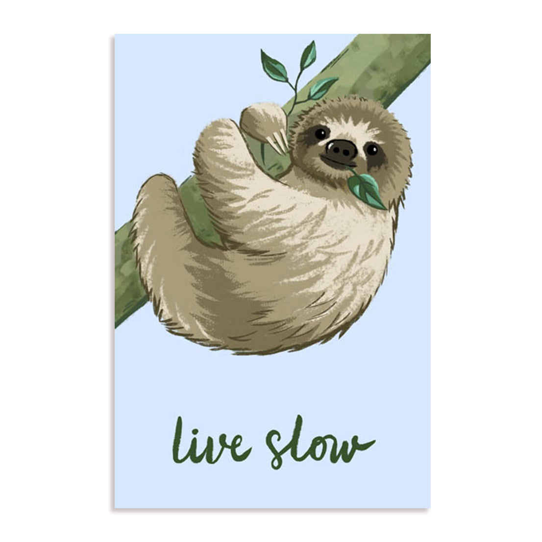 Live Slow Wall Art