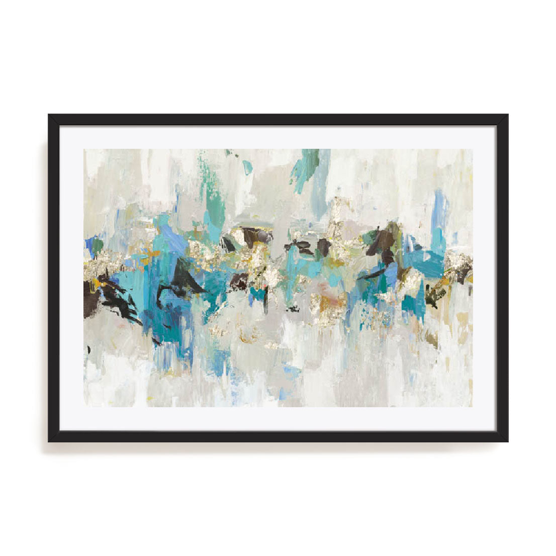 Blue Silver III Wall Art