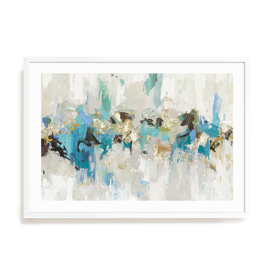 Blue Silver III Wall Art