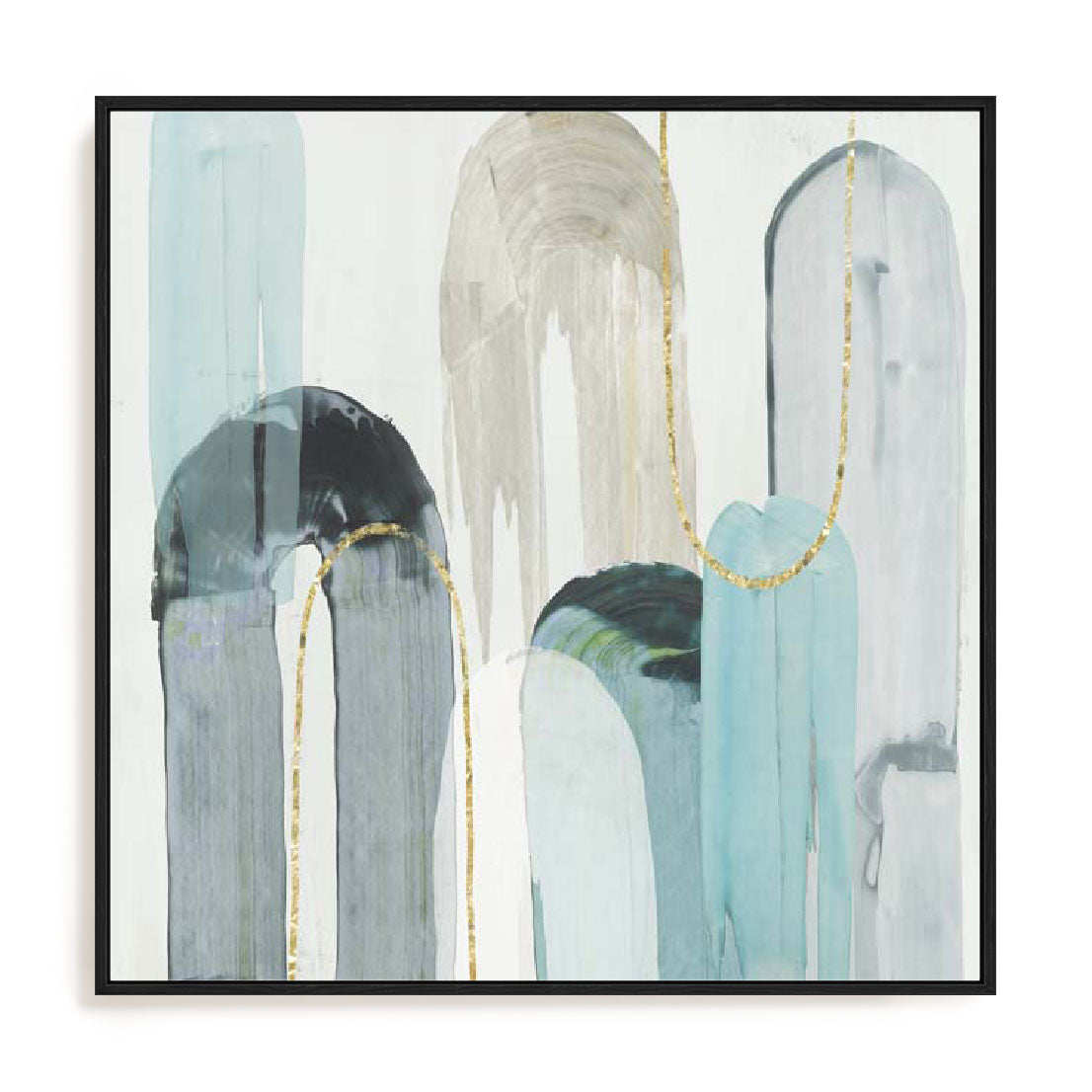 Blue Arches I Wall Art