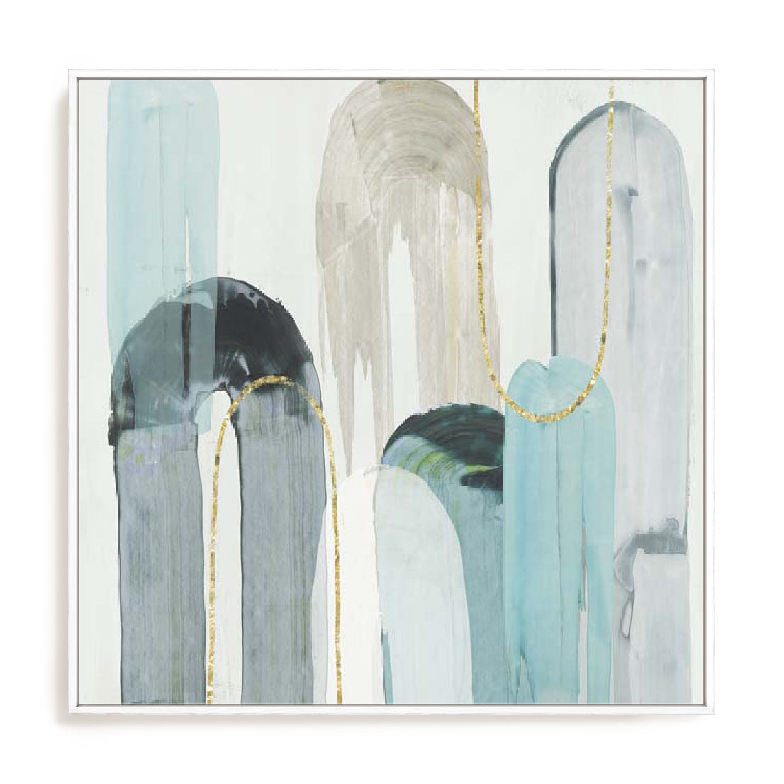 Blue Arches I Wall Art