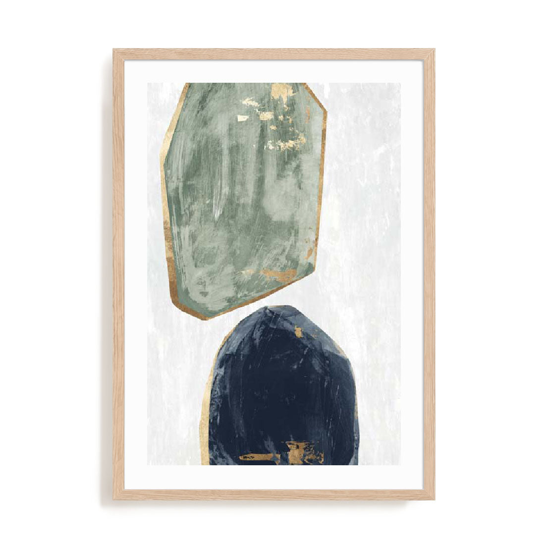 Stones I Blue Version Wall Art