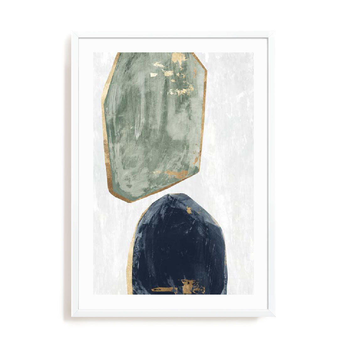 Stones I Blue Version Wall Art