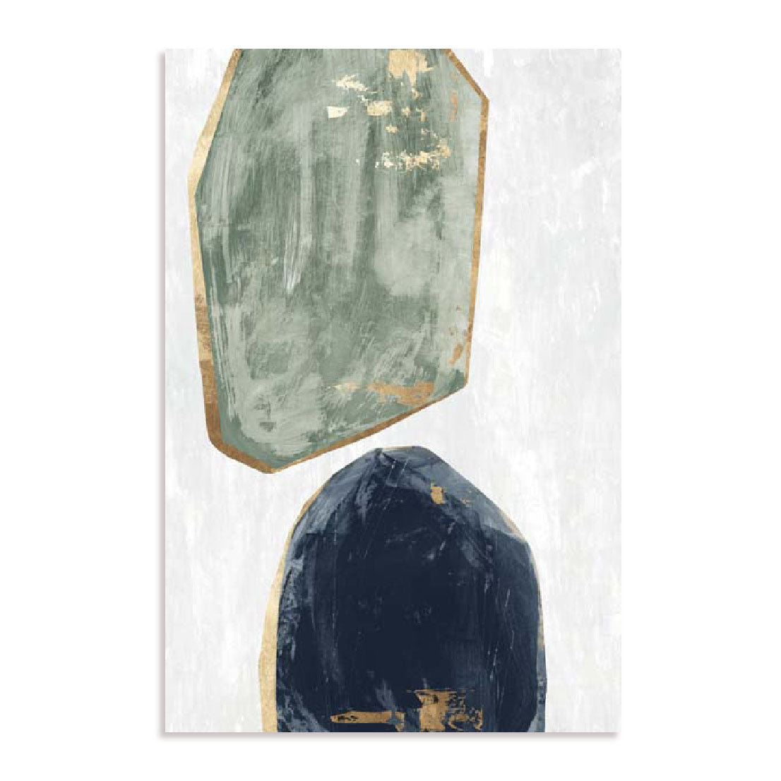 Stones I Blue Version Wall Art