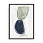 Stones II Blue Version Wall Art