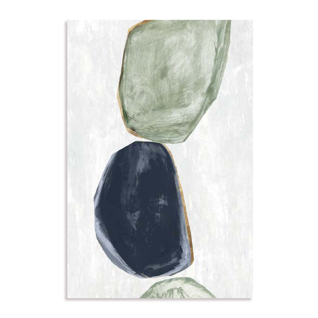 Stones II Blue Version Wall Art