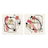 Connected Lines I And II Wall Art