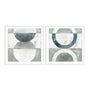 Pewter Plates Pairs Wall Art