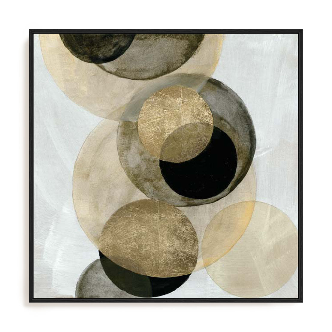 Gold Circles I Wall Art
