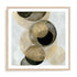 Gold Circles I Wall Art #oran_natural-white-border