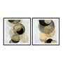 Gold Circle Pairs Wall Art