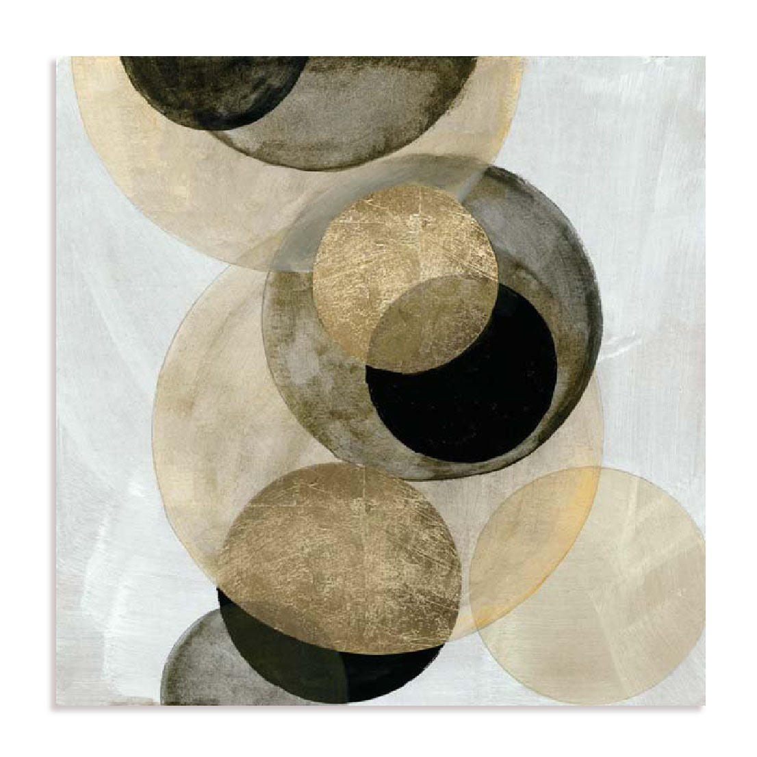 Gold Circles I Wall Art