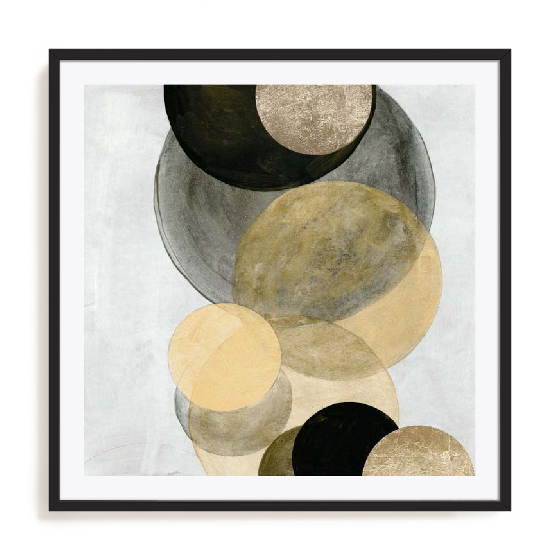 Gold Circles II Wall Art