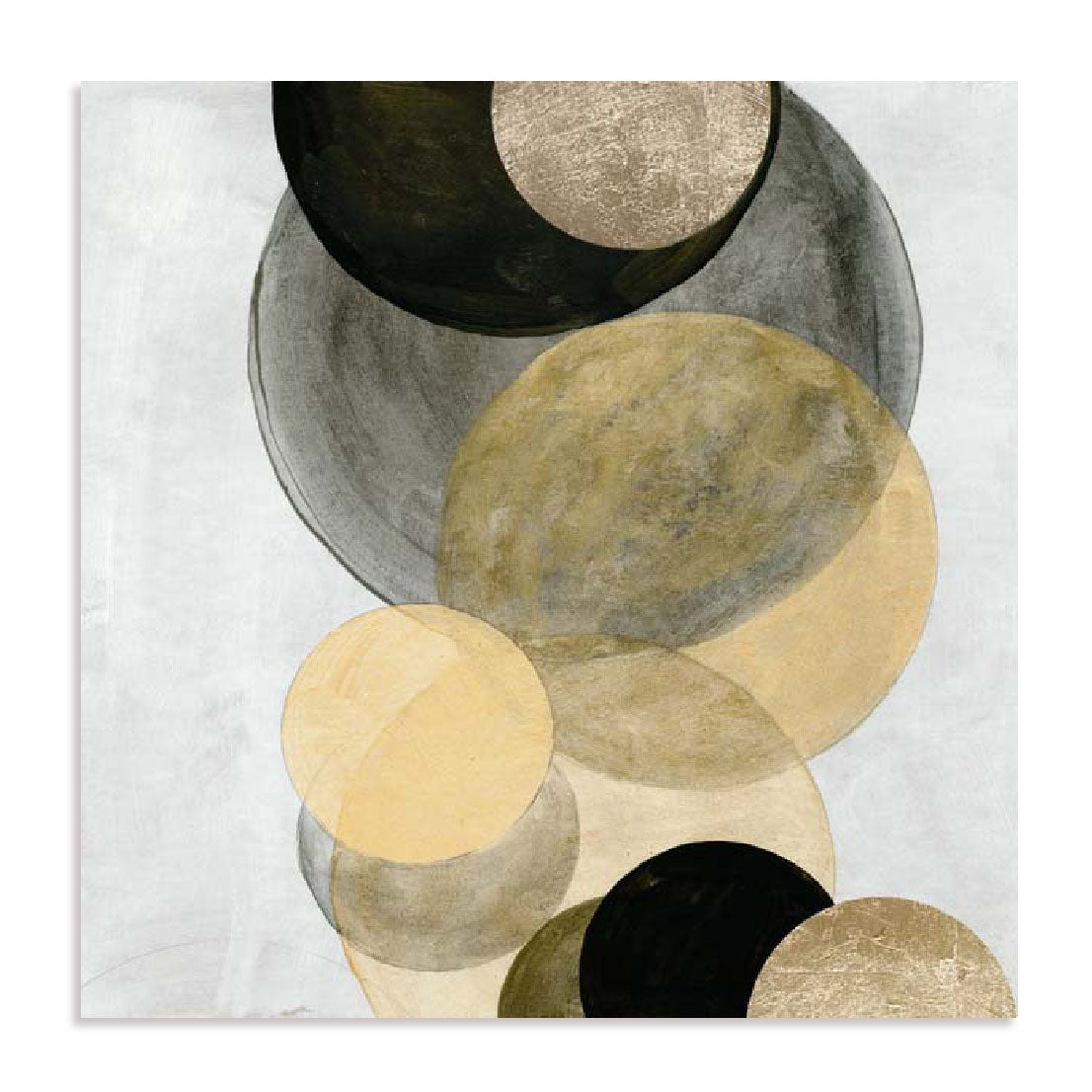Gold Circles II Wall Art