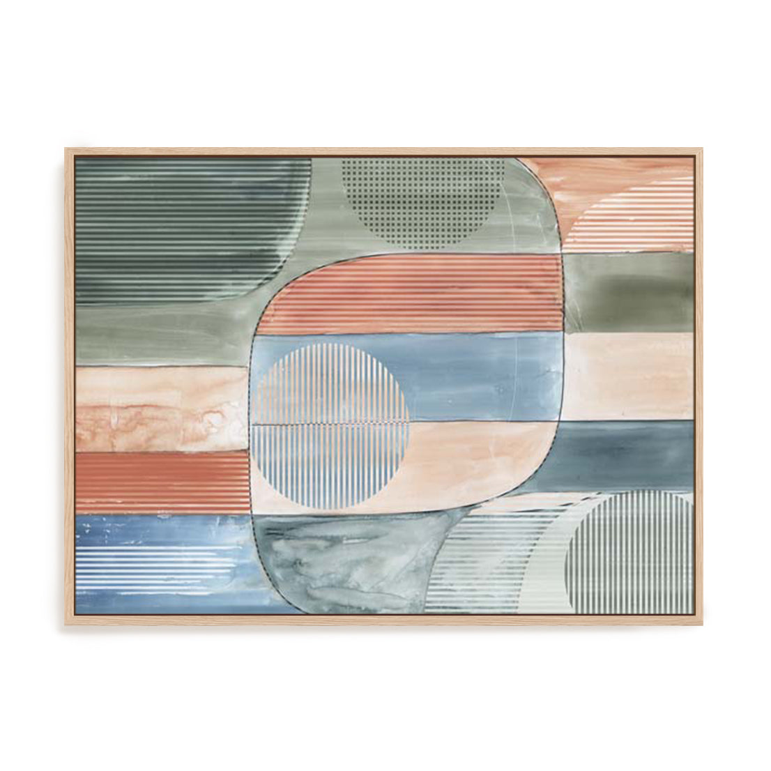 Chromatic Composition Wall Art
