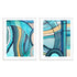 Waves In Blue I And II Wall Art