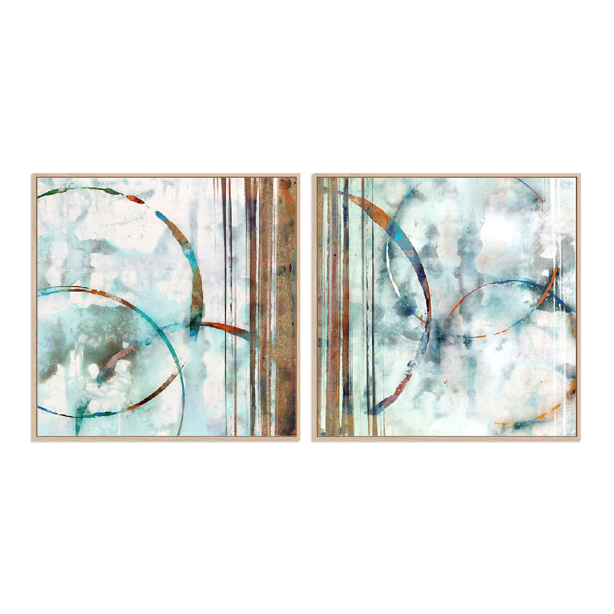 Sea Foam I and II Wall Art