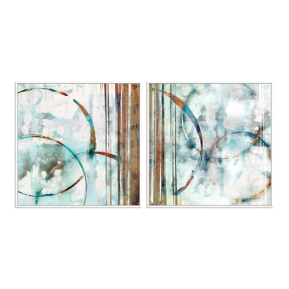Sea Foam I and II Wall Art