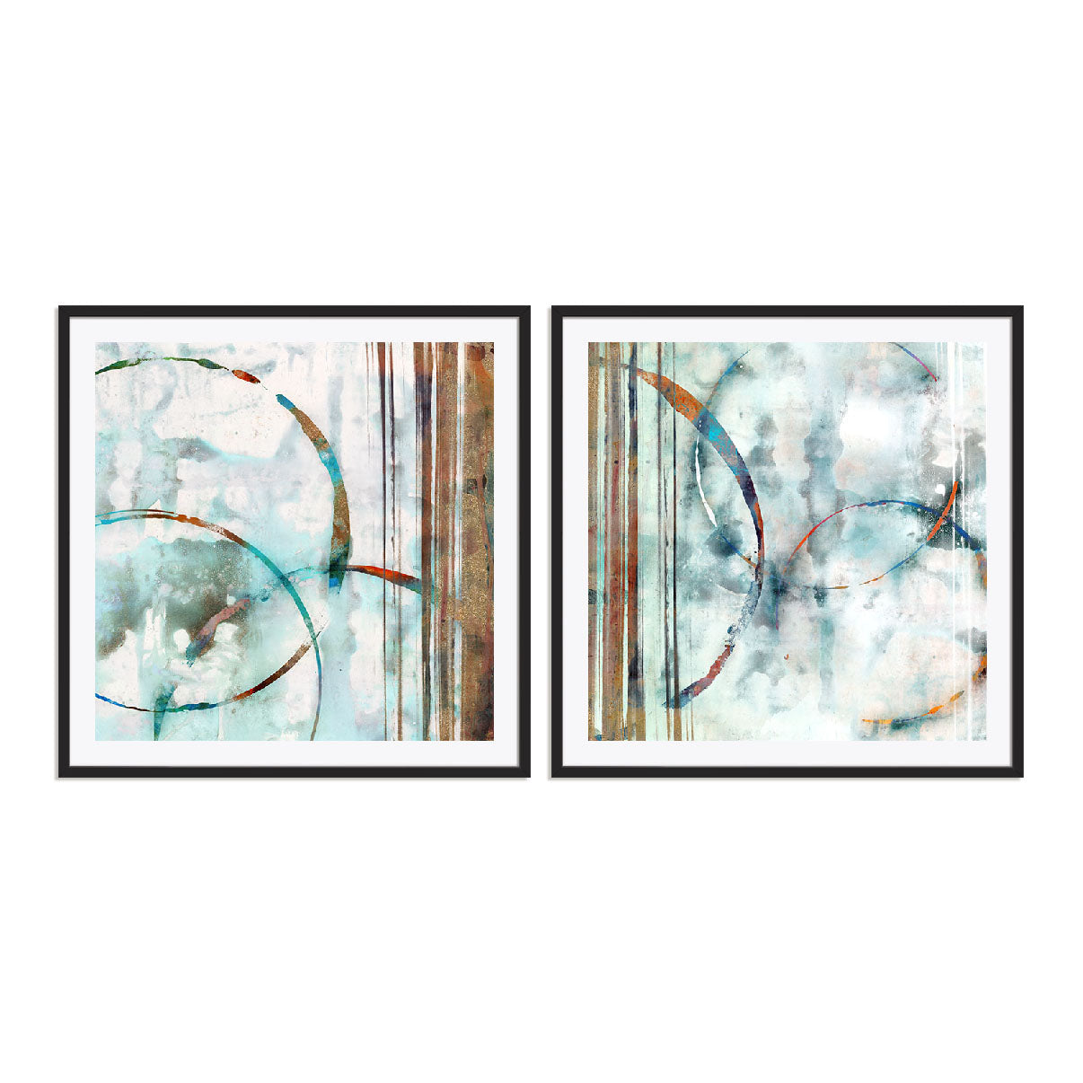 Sea Foam I and II Wall Art