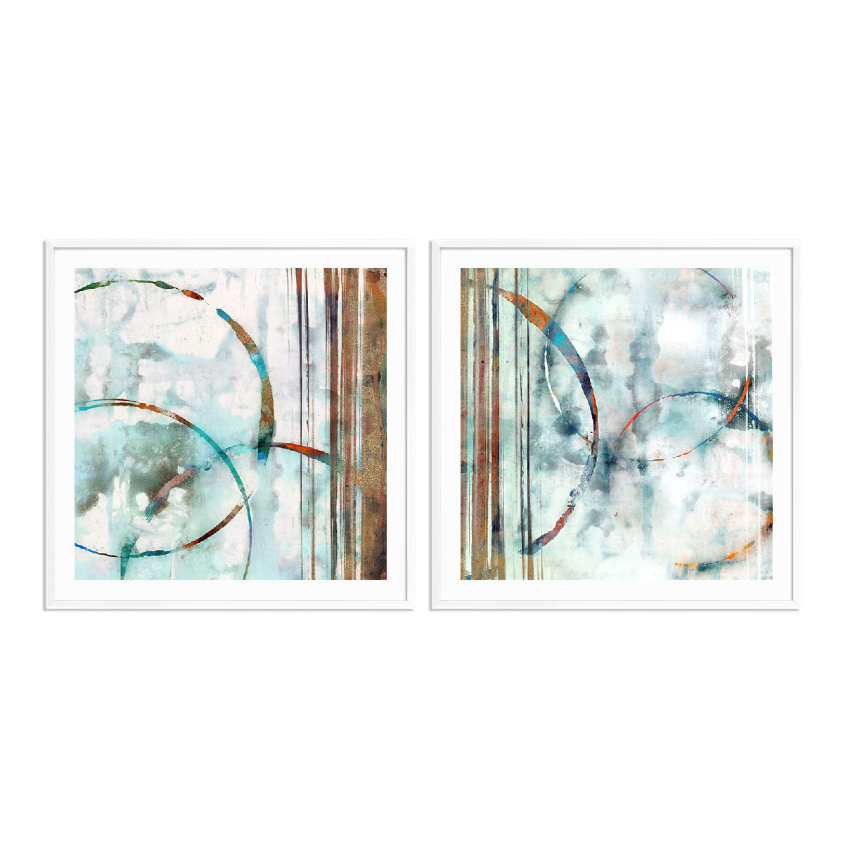 Sea Foam I and II Wall Art