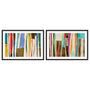 Striped Flat I and II Wall Art