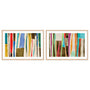 Striped Flat I and II Wall Art
