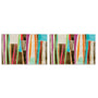 Striped Flat I and II Wall Art