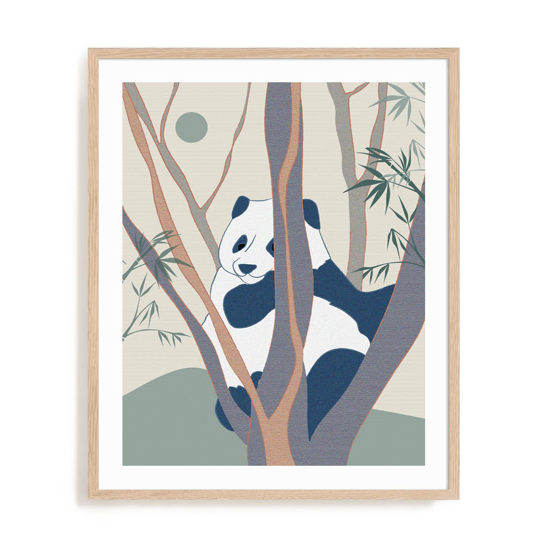 Restful Panda Wall Art