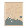 Peacock Horizon Wall Art