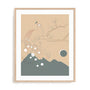 Peacock Horizon Wall Art