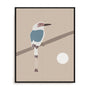 A Bird And The Moon Wall Art