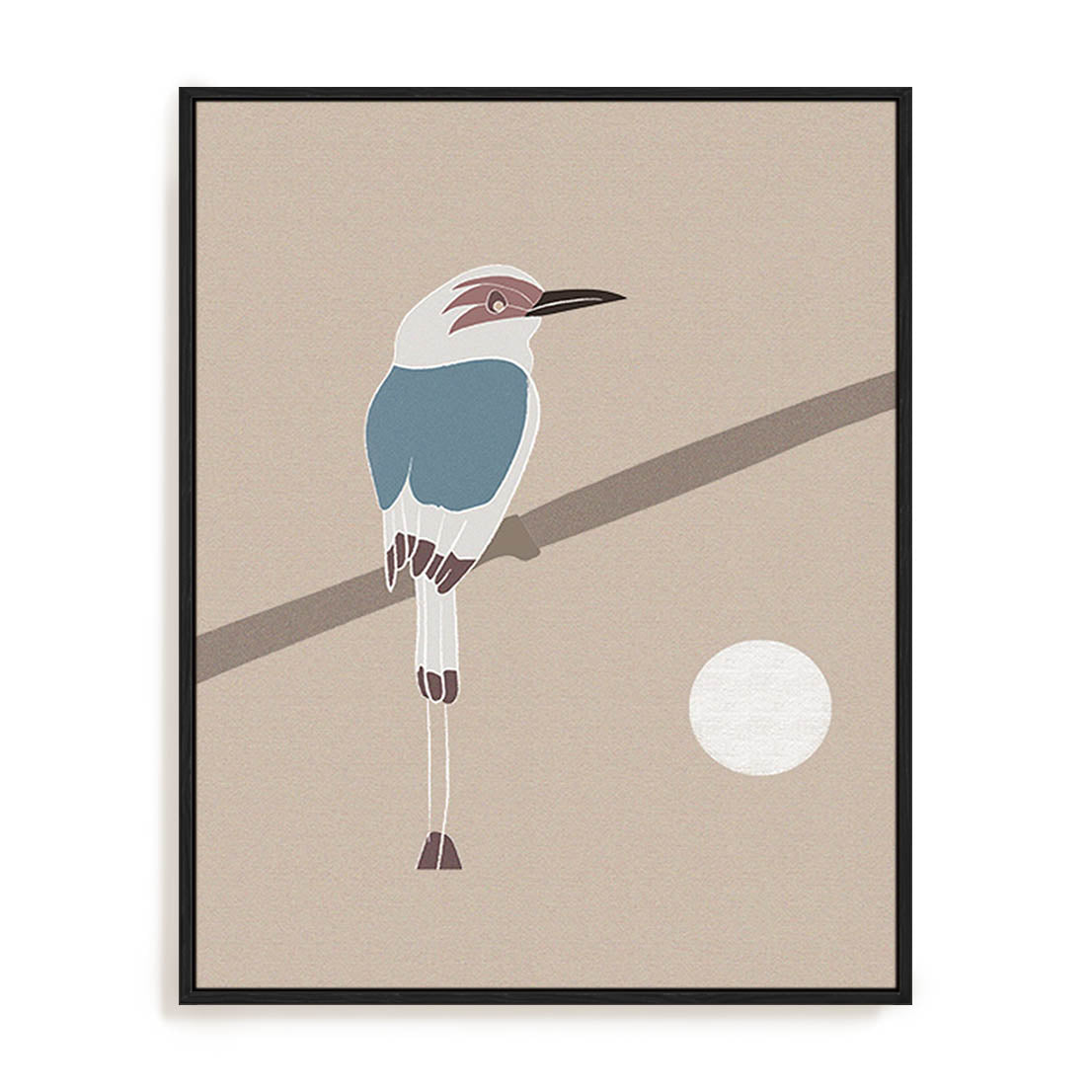 A Bird And The Moon Wall Art