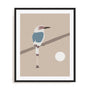A Bird And The Moon Wall Art
