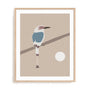 A Bird And The Moon Wall Art