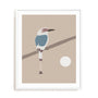 A Bird And The Moon Wall Art