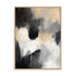 Wall Art Stretched Canvas In Natural Oak  Frame - Santa Ynez I Abstract Art